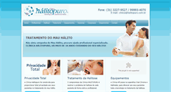 Desktop Screenshot of halitopuro.com.br